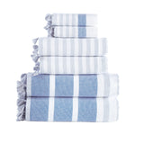 Brooks Brothers Turkish Pesthemal // 6 Piece Towel Set // Orange