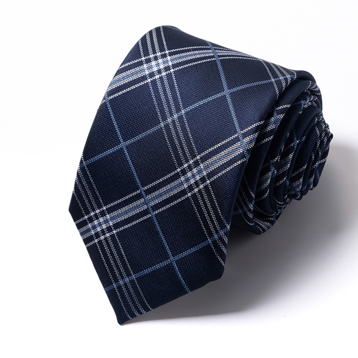 Men's Necktie // Midnight Plaid