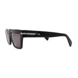 Men's // Ferragamo SF1086SN 001 Square Sunglasses // Black + Dark Grey