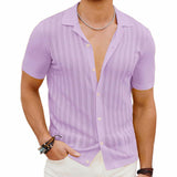 Knit Button-Down Shirt