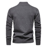 Solid Zip-Up Pullover