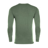 Solid Crewneck Long-Sleeve T-Shirt