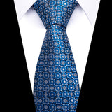 Formal Men's Necktie // Royal Blue Floral