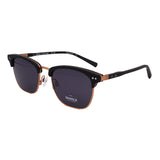 Shinola // Men's // SH2300S 001 Square Sunglasses // Matte Black Gold + Grey Lenses