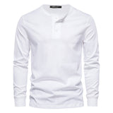 Solid Long-Sleeve Henley