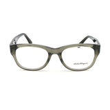 Ferragamo // Unisex SF2618-315-50 Optical Frames // Crystal Khaki Green