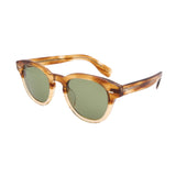 Oliver Peoples // Men's // OV5413SU 167452 Round Sunglasses // Light Brown + Green