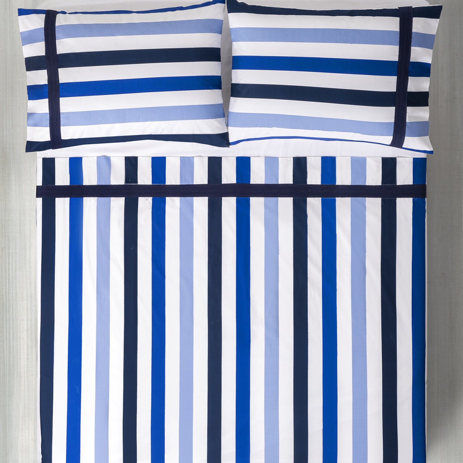 Awning Stripe Sheet Set // Blue
