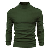 Solid Turtleneck Sweater
