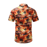 Palms & Boats Short-Sleeve Button-Up Shirt