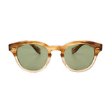 Oliver Peoples // Men's // OV5413SU 167452 Round Sunglasses // Light Brown + Green