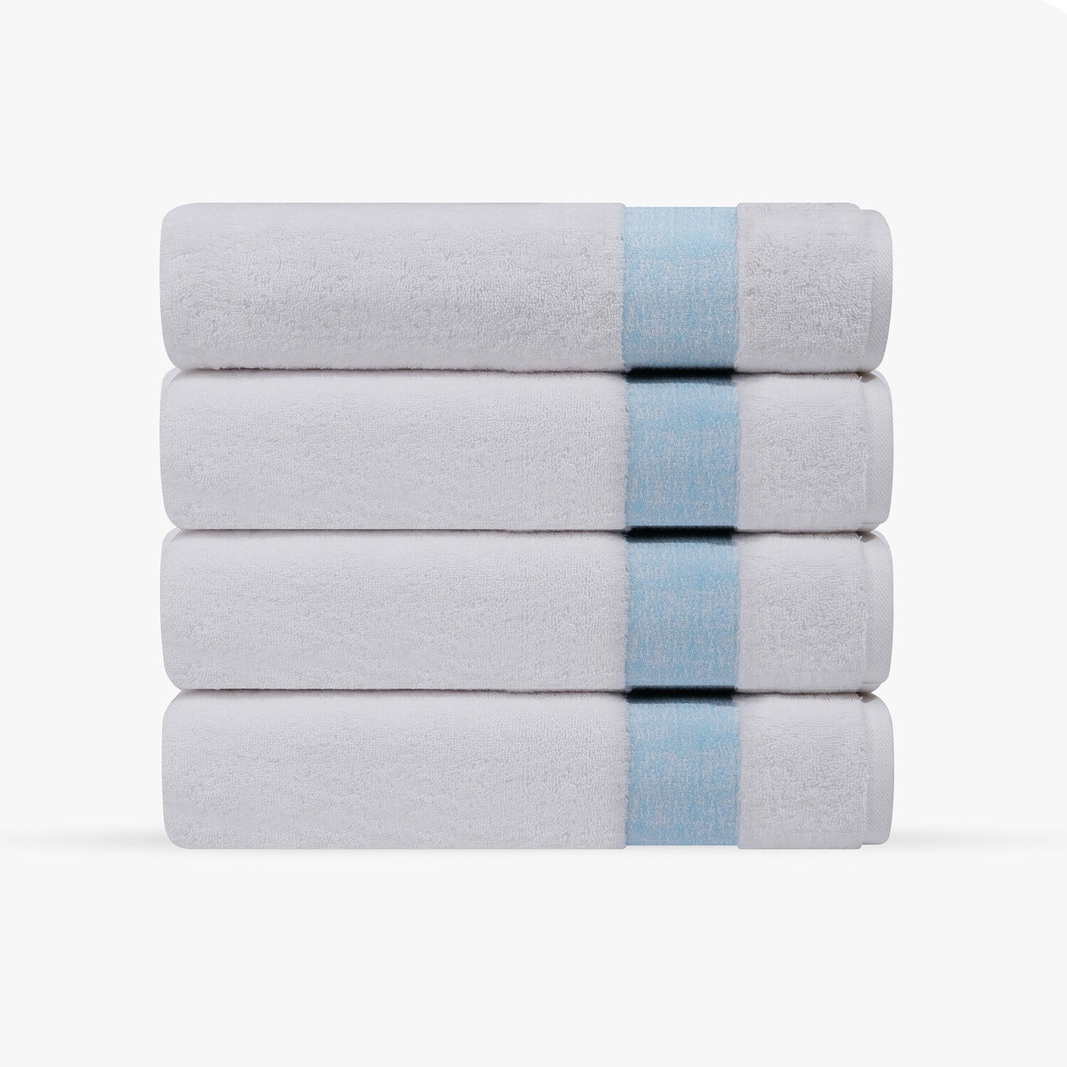 Pera 4 Pieces Turkish Bath Towels Set