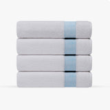 Pera 4 Pieces Turkish Bath Towels Set