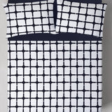 Geo Printed Sheet Set // Navy