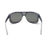 Revo Men's // Alpha 2 in 1 Aviator Polarized Sunglasses // Matte Navy + Graphite