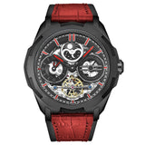 Stuhrling Original Dual Time Navigator Skeleton Automatic // 1012.05