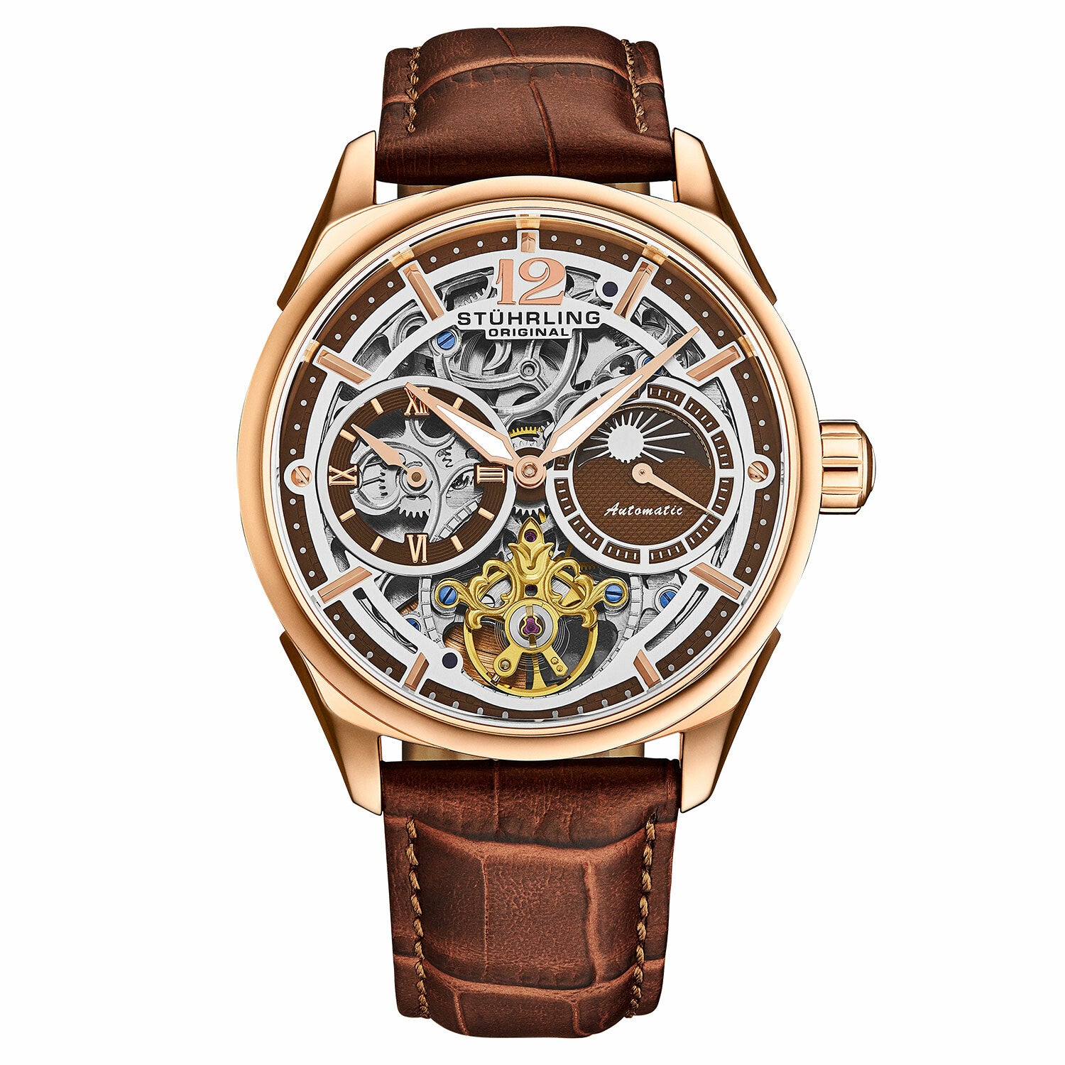 Stuhrling Original Vanguard 1019 Dual Time Automatic // 1019.03