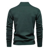 Solid Zip-Up Pullover