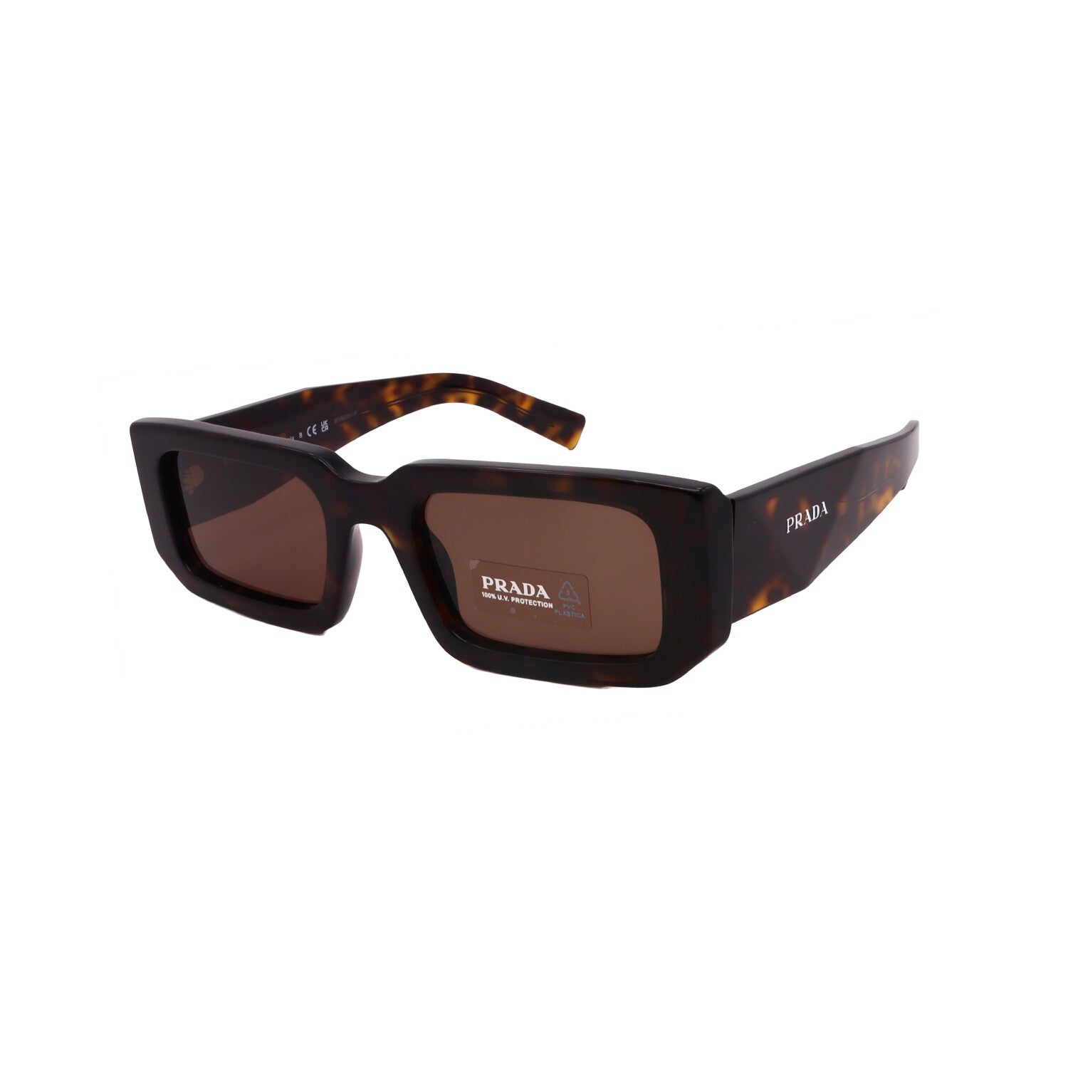 Men's // Prada // PR06YS 2AU8C1 Square Sunglasses // Tortiose + Dark Brown