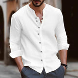 Nehru Collar Button-Down
