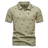 Print Short-Sleeve Polo