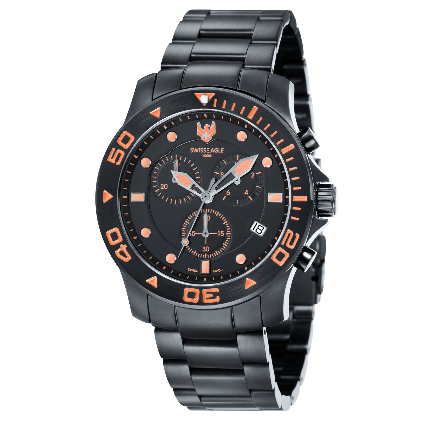 Swiss Eagle Sea Bridge Chronograph Quartz // SE-9001-55