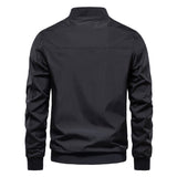 Mock-Neck Zip-Up Jacket