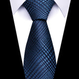 Formal Men's Necktie // Sapphire Grid Fade