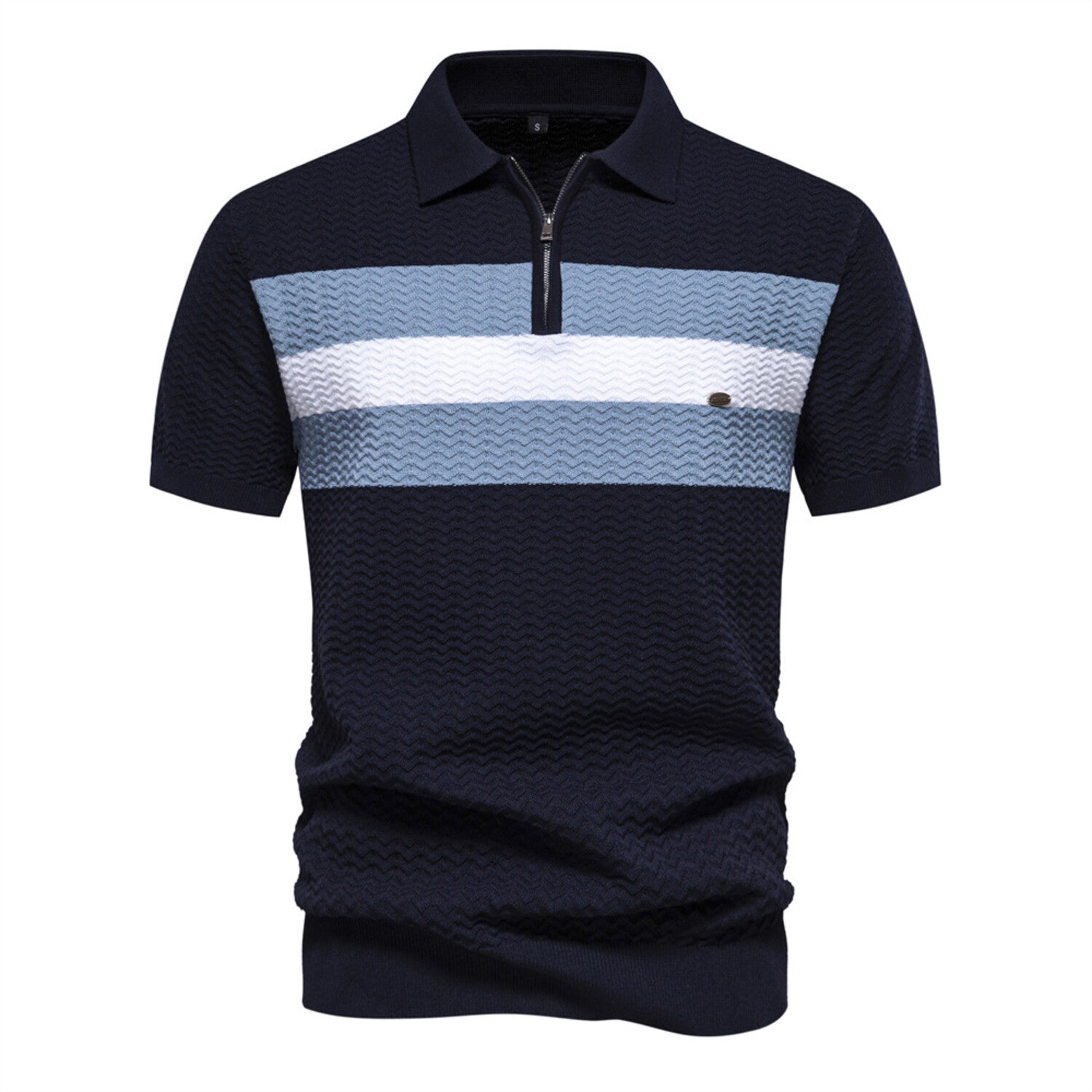 Quarter-Zip Short-Sleeve Polo