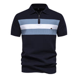 Quarter-Zip Short-Sleeve Polo