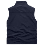 Mock Neck Zip-Up Vest