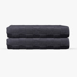 Waffle Terry 2 Pieces Turkish Bath Sheet Towels Set