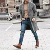 Glen Check Long Coat