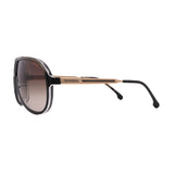 Carrera // Men's // 1050/S 2M2 Aviator Sunglasses // Black Brown + Brown Gradient