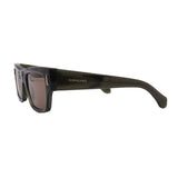 Men's // Ferragamo SF2011S 320 Square Sunglasses // Green Gold + Brown