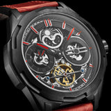 Stuhrling Original Dual Time Navigator Skeleton Automatic // 1012.05