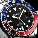 Stuhrling Original Meridian GMT Diver Quartz // 3968.2