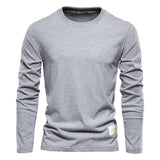 Crewneck Long-Sleeve Slim Fit T-Shirt