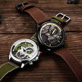 Stuhrling Original Cordura Chronograph Quartz // 4029.4