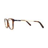 Salvatore Ferragamo // Men's // SF2851 214 Square Optical Glasses // Light Havana + Clear Demo Lenses