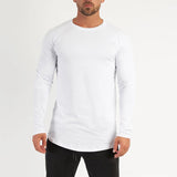 Crewneck Long Form Fitting Long-Sleeve T-Shirt