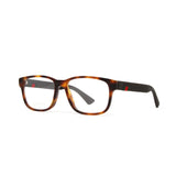 Gucci // GG0011O 002 Optical Glasses // Havana Brown Transparent