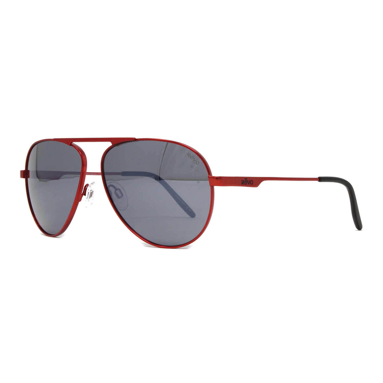 Revo Men's // Metro Aviator Sunglasses // Firecracker Red + Graphite