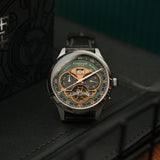 Thomas Earnshaw Baron Grand Date Calendar Open Heart Automatic // ES-8187-07