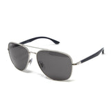 Ray Ban Men's RB3683-001B1 Aviator Sunglasses // Silver