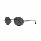 Revo Unisex Lunar Round Sunglasses // Gunmetal + Graphite