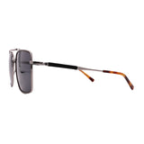 Men's // Ferragamo SF298S 037 Navigator Sunglasses // Brown Titanium + Gray