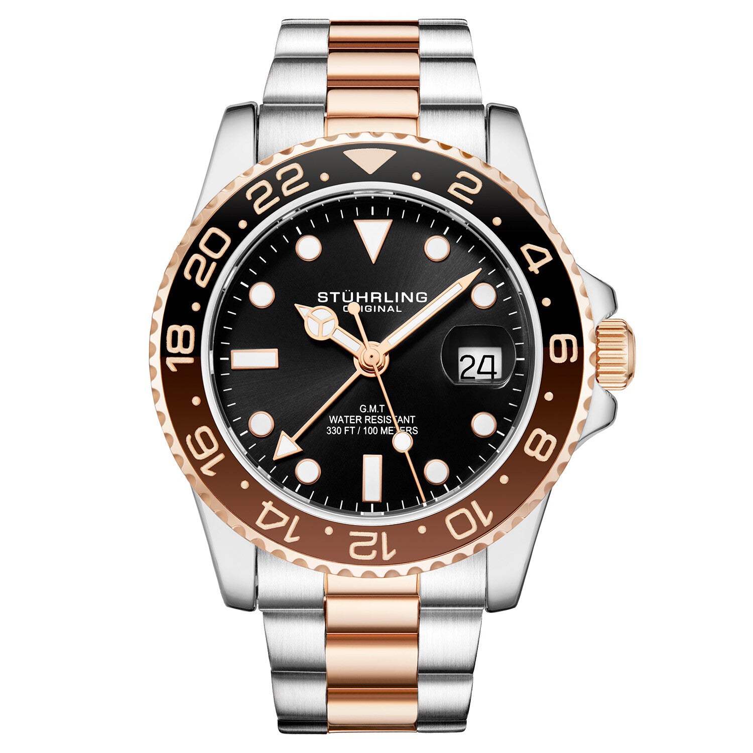 Stuhrling Original Meridian 3965 Diver Quartz // 3965.4