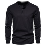 Solid Long-Sleeve Henley
