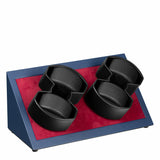 Oxford Augustine // 4-Slot Watch Winder // Blue